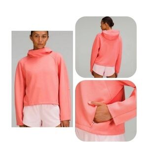 Lululemon Airwrap Pullover Hoodie in Coral